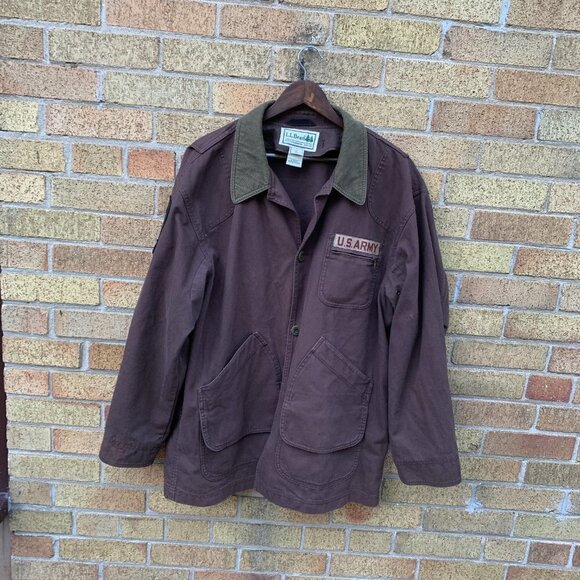 Vintage 1994 L.L. Bean Embroidered U.S Army Jacket XXL - Picture 7 of 9